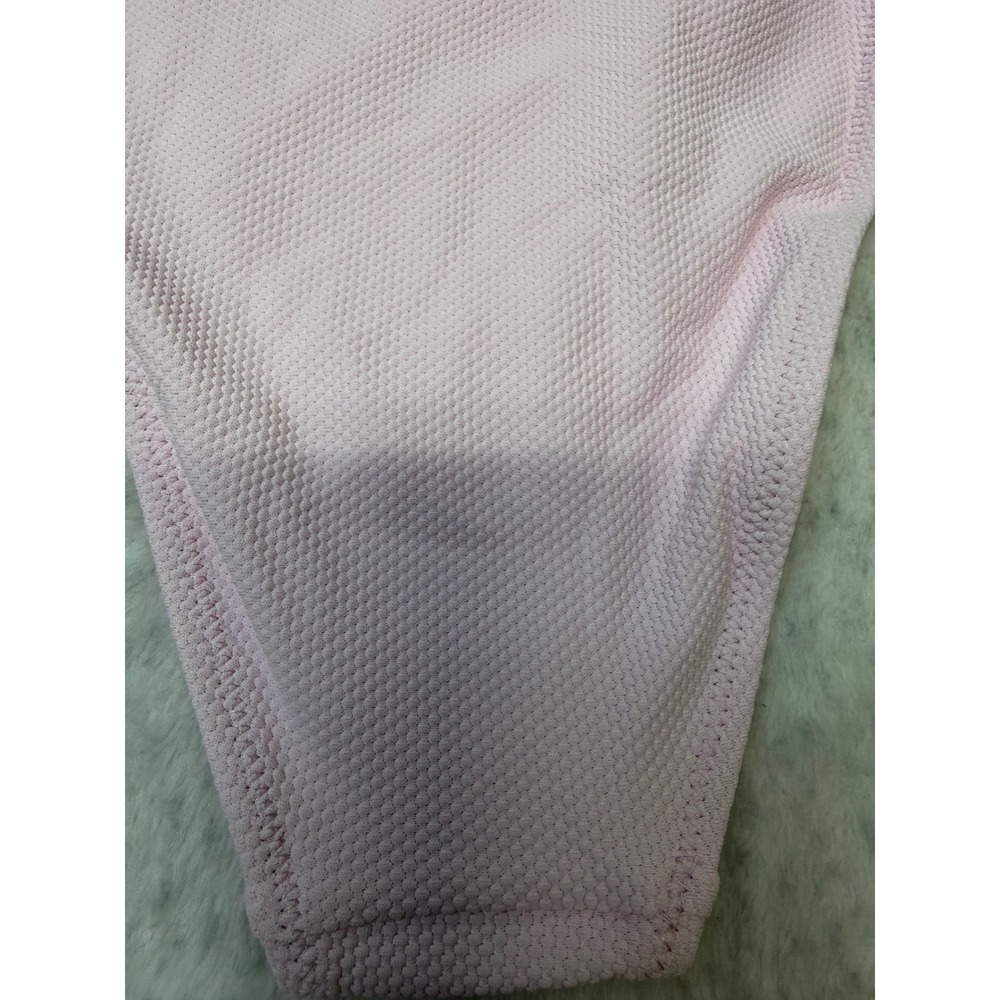 PacSun Swim Eco Pink Textured Side Tie Bikini Bottoms Gold Beads L Large NEW - Picture 6 of 6